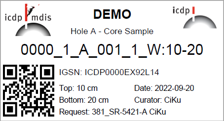 Sample Label