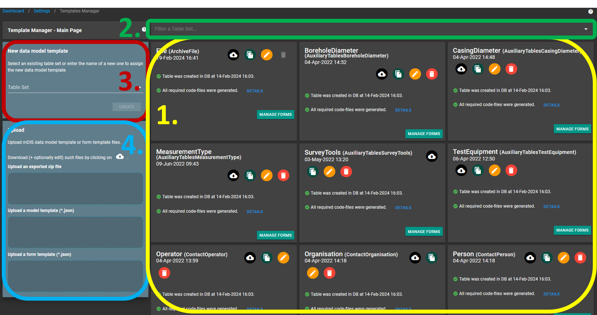 Template Manager Overview